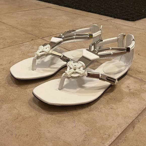 Gucci Lifford Cordino Deca Great White Sandal - Picture 4 of 6